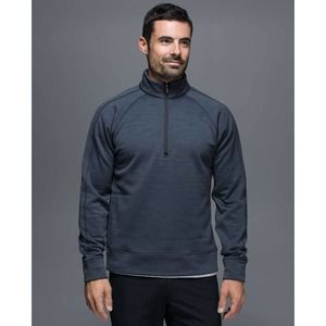 LULULEMON Revolution 1/2 Zip Athletic Pullover Heathered Jay Grey Size S